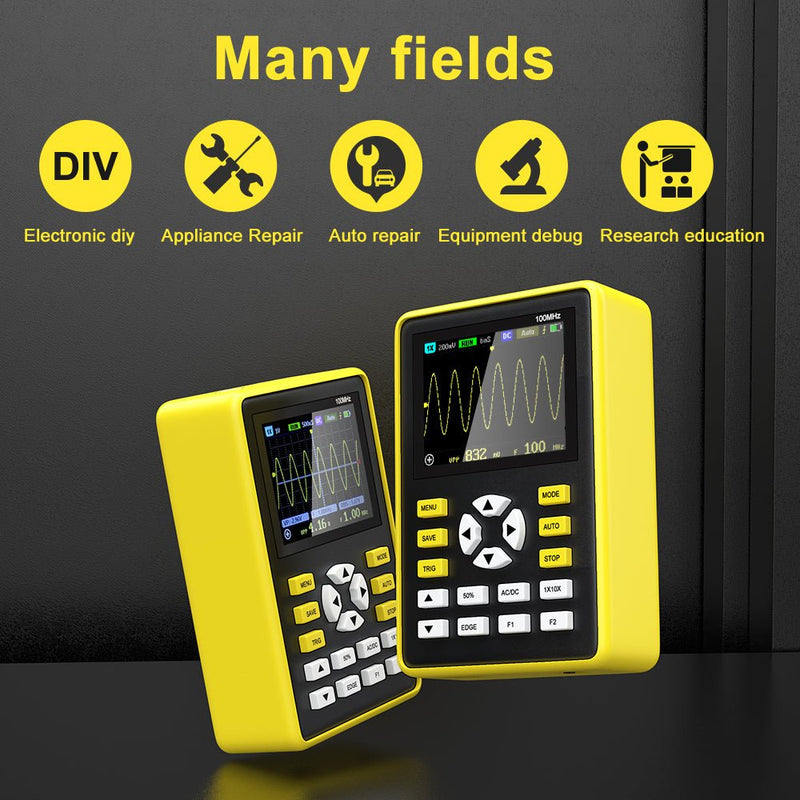 Load image into Gallery viewer, FNIRSI-5012H 2.4-inch Screen Digital Oscilloscope 500MS/s Sampling Rate 100MHz Analog Bandwidth (3) - FN-5012H-OSCP - Fnirsi - ALTWAYLAB
