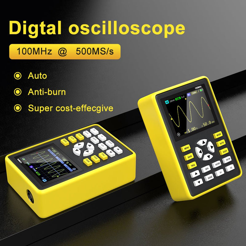 Load image into Gallery viewer, FNIRSI-5012H 2.4-inch Screen Digital Oscilloscope 500MS/s Sampling Rate 100MHz Analog Bandwidth (1) - FN-5012H-OSCP - Fnirsi - ALTWAYLAB
