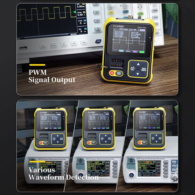 Load image into Gallery viewer, FNIRSI DSO-TC2 Handheld Digital Oscilloscope Transistor Tester 2-in-1 Multi-function Multimeter Standard(5) - FN-DSO-TC2-STD-OSCP - Fnirsi - ALTWAYLAB
