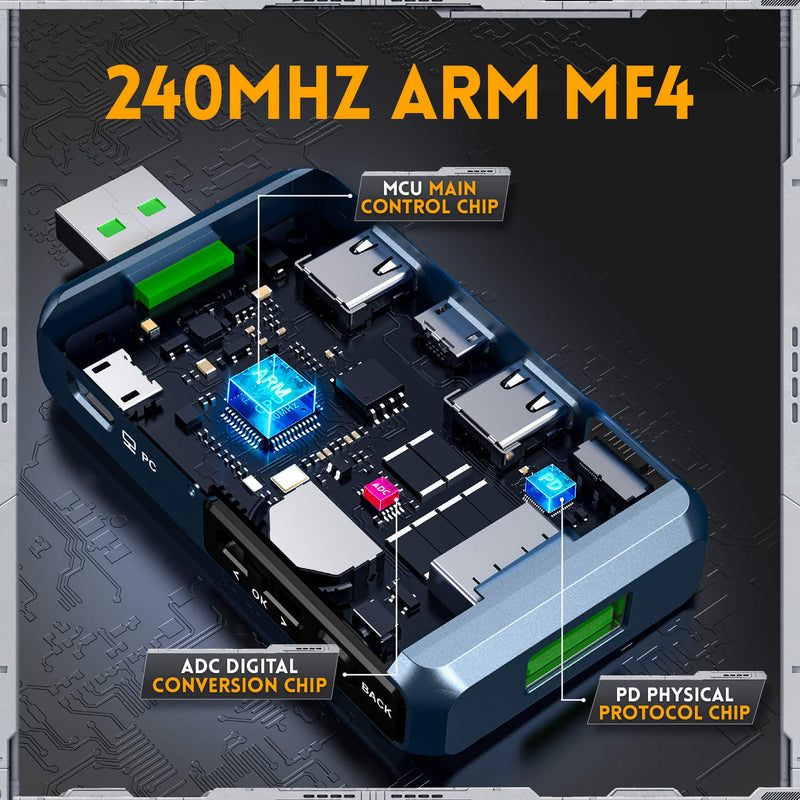 Load image into Gallery viewer, FNIRSI-FNB48P USB Battery Tester Voltmeter Ammeter TYPE-C Fast Charge Detection Trigger Without Bluetooth(5) - FN-FNB48P-USB-TSTR-NBT - Fnirsi - ALTWAYLAB
