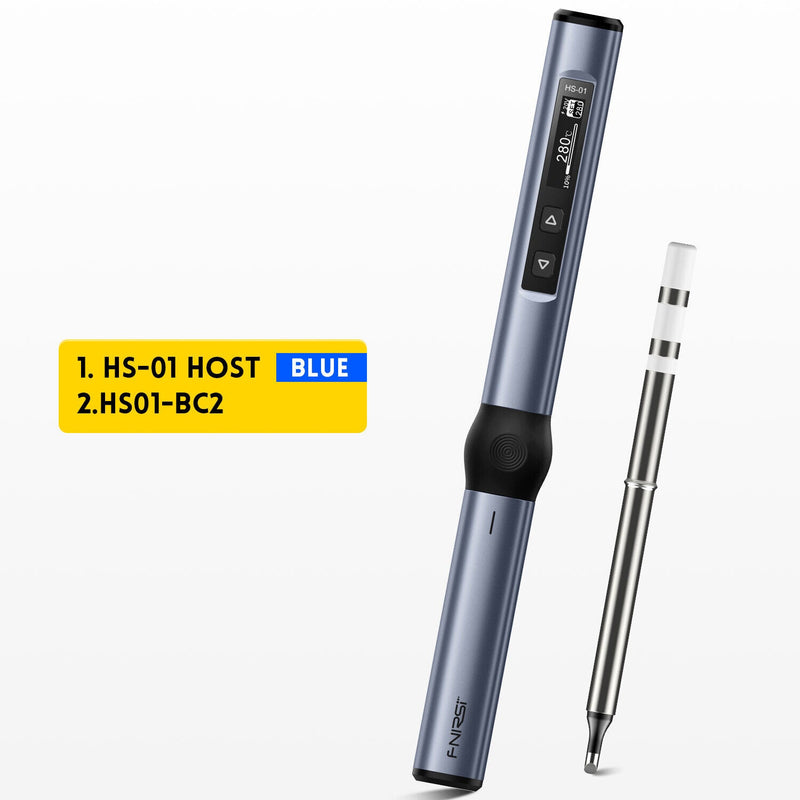 Load image into Gallery viewer, FNIRSI HS-01 Smart Electric Soldering Iron HS01-Host(9) - FN-HS01-H-BU - Fnirsi - ALTWAYLAB
