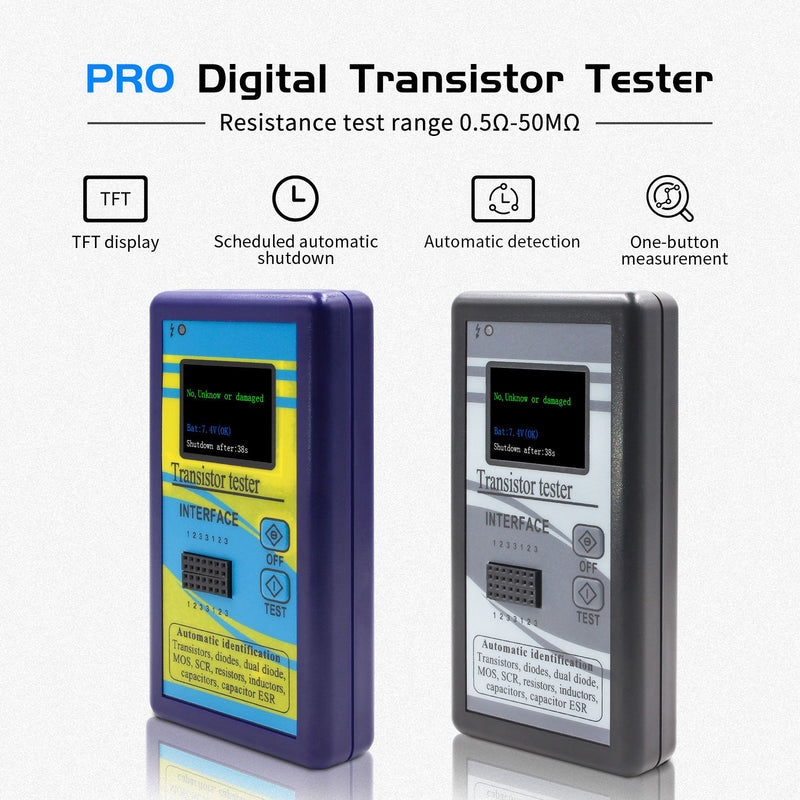 Load image into Gallery viewer, FNIRSI-T4 Multi-purpose Transistor Tester (Blue/Black) Blue(1) - FN-T4-TR-TSTR-BU - Fnirsi - ALTWAYLAB
