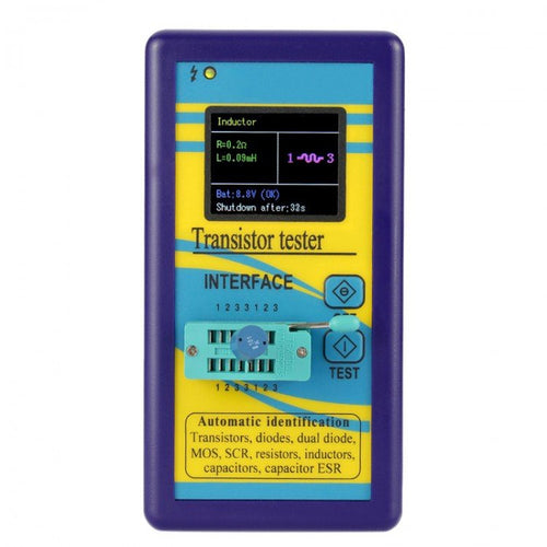 FNIRSI-T4 Multi-purpose Transistor Tester (Blue/Black) Blue(7) - FN-T4-TR-TSTR-BU - Fnirsi - ALTWAYLAB