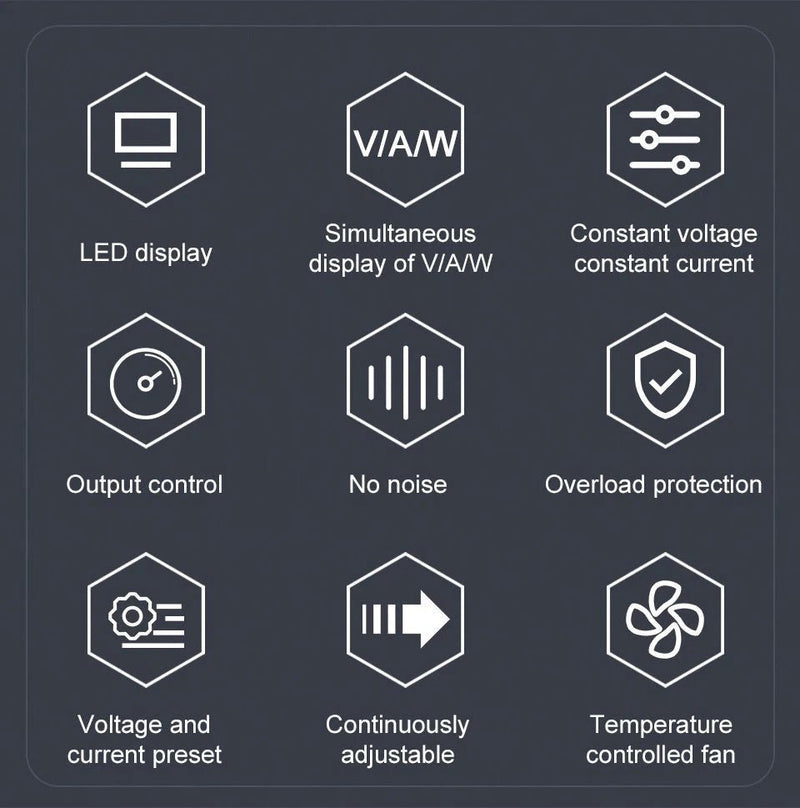 Load image into Gallery viewer, GVDA DC Power Supply GD-G305 / GD-G3010 / GD-G605 / GD-G1203 GD-G1203(2) - GVDA-DC-PS-GD-G1203-EU - GVDA Technology - ALTWAYLAB
