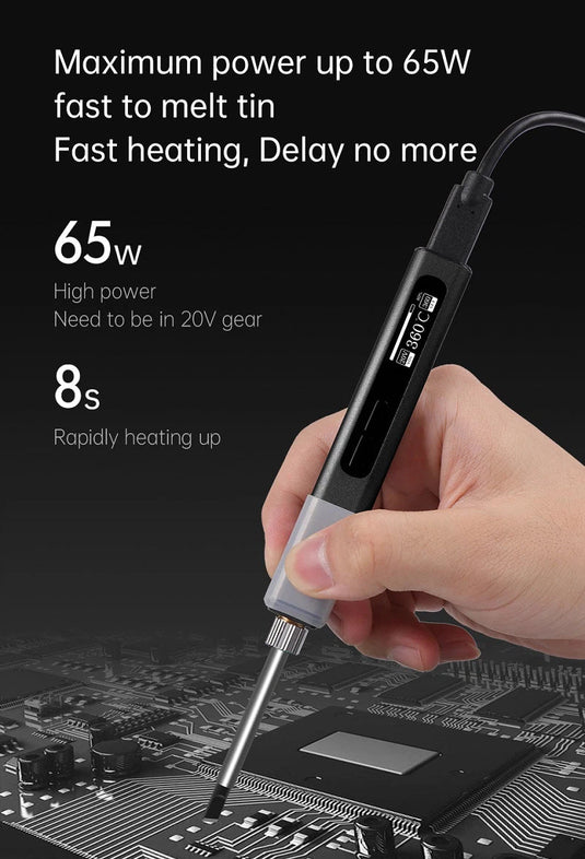 GVDA Smart Portable Soldering Iron GD300 (5) - GVDA-SMPSI-GD300 - GVDA Technology - ALTWAYLAB