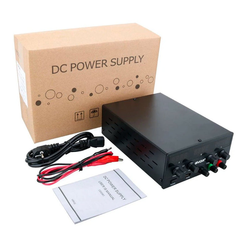 Load image into Gallery viewer, GVDA USB DC Regulated Switching Power Supply Adjustable SPS-H305 / SPS-H605 / SPS-H3010 DC Power Supply SPS-H305(10) - GVDA-LAB-ADJ-DC-RSPS-H305-BK-EU - GVDA Technology - ALTWAYLAB
