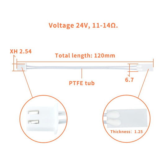 Hot End Ceramic Heating Plate for Bambu Lab X1 P1P 3D printer (3) - B02307 - Kingroon - ALTWAYLAB