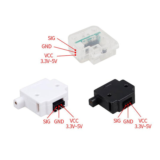 Kingroon Filament Detection Sensor Transparent / Black / White * 1pcs each(2) - B0787 - Kingroon - ALTWAYLAB