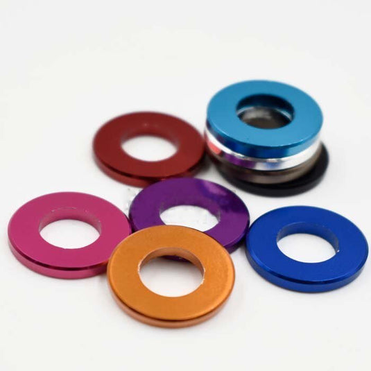M3 Anodized Aluminum Multi-Color Flat Washer Yellow(2) - LR-M3N-3x6x0.5-YLW - ProRock - ALTWAYLAB