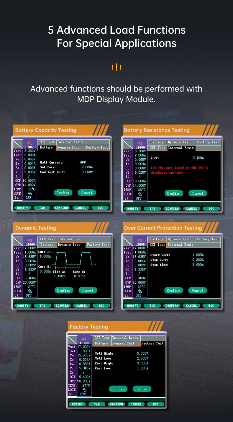 Load image into Gallery viewer, MDP-L1060 Programmable Intelligent DC Electronic Load Module (11) - MNMDPL1060ELM - Miniware - ALTWAYLAB
