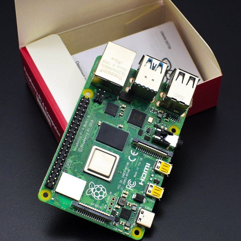 Microcomputer Raspberry Pi 4 Model B Raspberry Pi 4 Model B – Quad-Core 64-bit CPU Computer – AMPANOVA