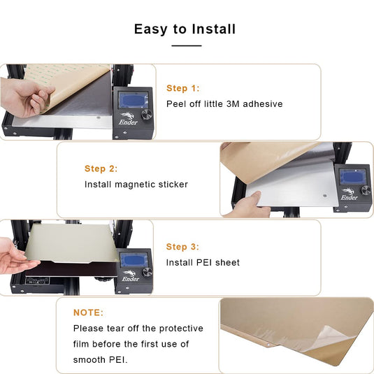 Kingroon PEI Sheet Bed Build Plate Texture double sides(8) - B01715 - Kingroon - ALTWAYLAB