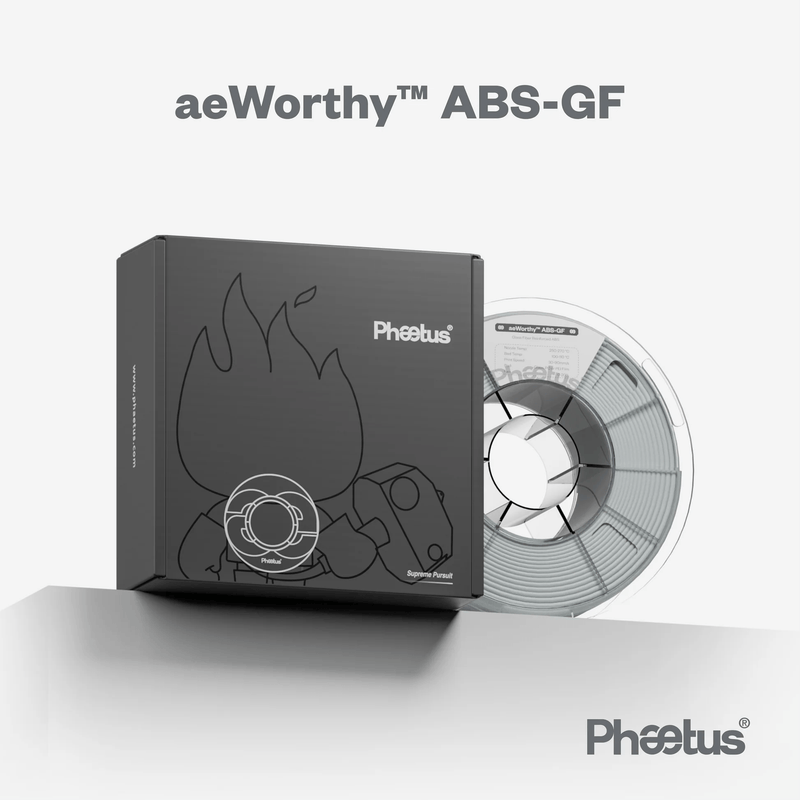 Load image into Gallery viewer, Phaetus aeWorthy ABS-GF Filament ABS-GF / Black(1) - PH-ABS-175GBLACK - Phaetus - ALTWAYLAB
