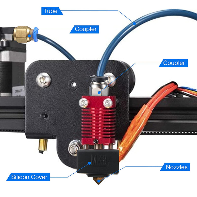 Load image into Gallery viewer, PTFE Bowden Tube with Socks Kit (2) - B01616 - Kingroon - ALTWAYLAB
