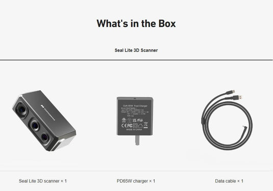 Seal Lite 3D Scanner Standard(6) - 3DM-SEAL-LT-SCNR-ST - 3DMakerpro - ALTWAYLAB