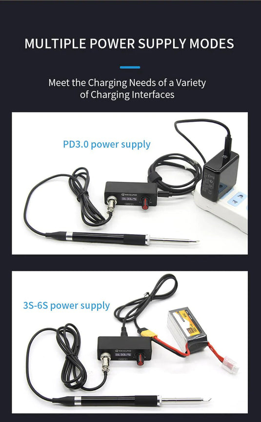 SEQURE MSS12 Mini OLED Soldering Station MSS12-B2(5) - XHT0MSS12-B2 - Sequre - ALTWAYLAB