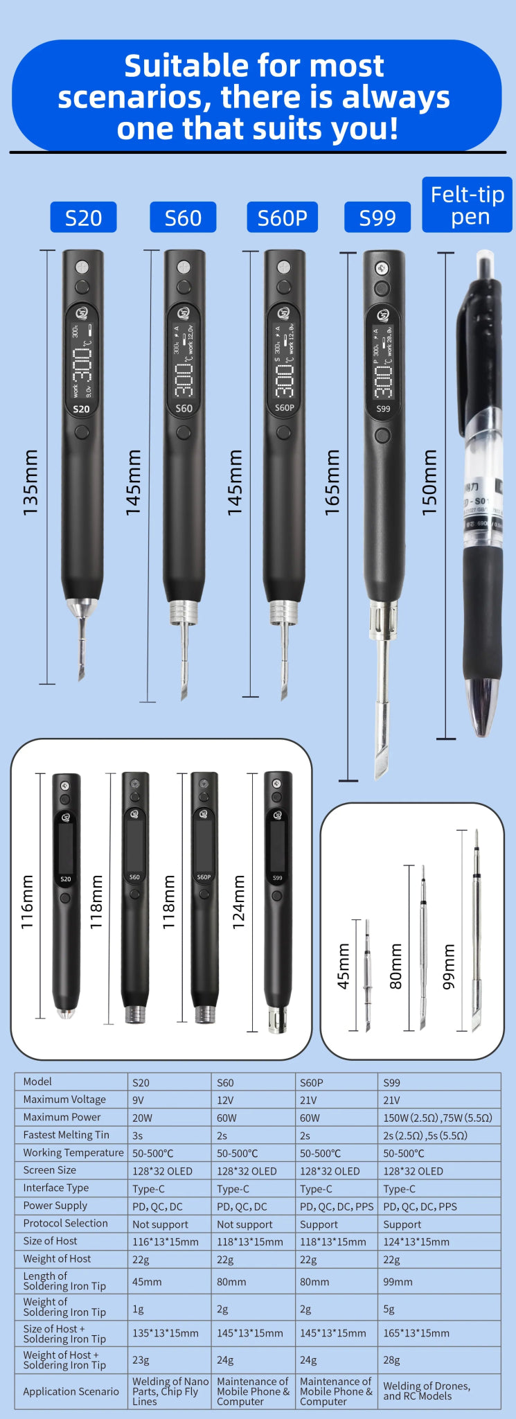 Load image into Gallery viewer, SEQURE S99 Soldering Iron S99(3) - LTS99004T - Sequre - ALTWAYLAB
