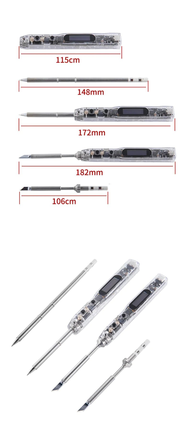 Load image into Gallery viewer, SEQURE SI012 Electric Soldering Iron PCB Black(11) - SI012TSB2HZ - Sequre - ALTWAYLAB
