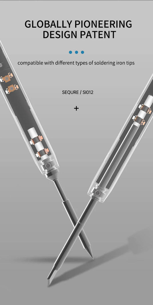 SEQURE SI012 Electric Soldering Iron PCB Black(5) - SI012TSB2HZ - Sequre - ALTWAYLAB