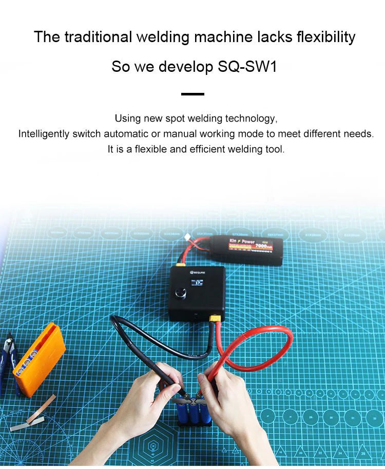 Load image into Gallery viewer, SEQURE SQ-SW1 Mini Intelligent DIY Spot Welder Package three(5) - SW0010003 - Sequre - ALTWAYLAB
