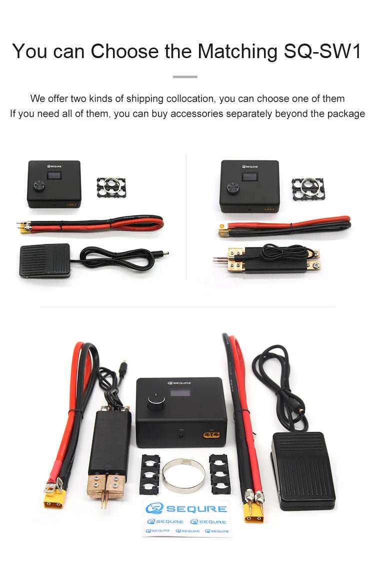 Load image into Gallery viewer, SEQURE SQ-SW1 Mini Intelligent DIY Spot Welder Package three(4) - SW0010003 - Sequre - ALTWAYLAB
