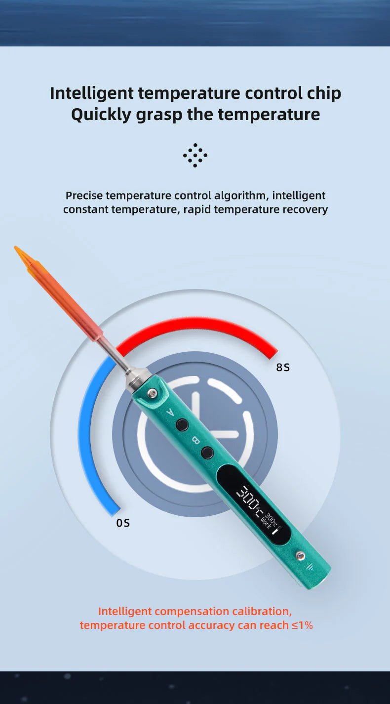 Load image into Gallery viewer, SEQURE SQ001 Portable Electric Soldering Iron Blue(8) - LT001L0B2 - Sequre - ALTWAYLAB
