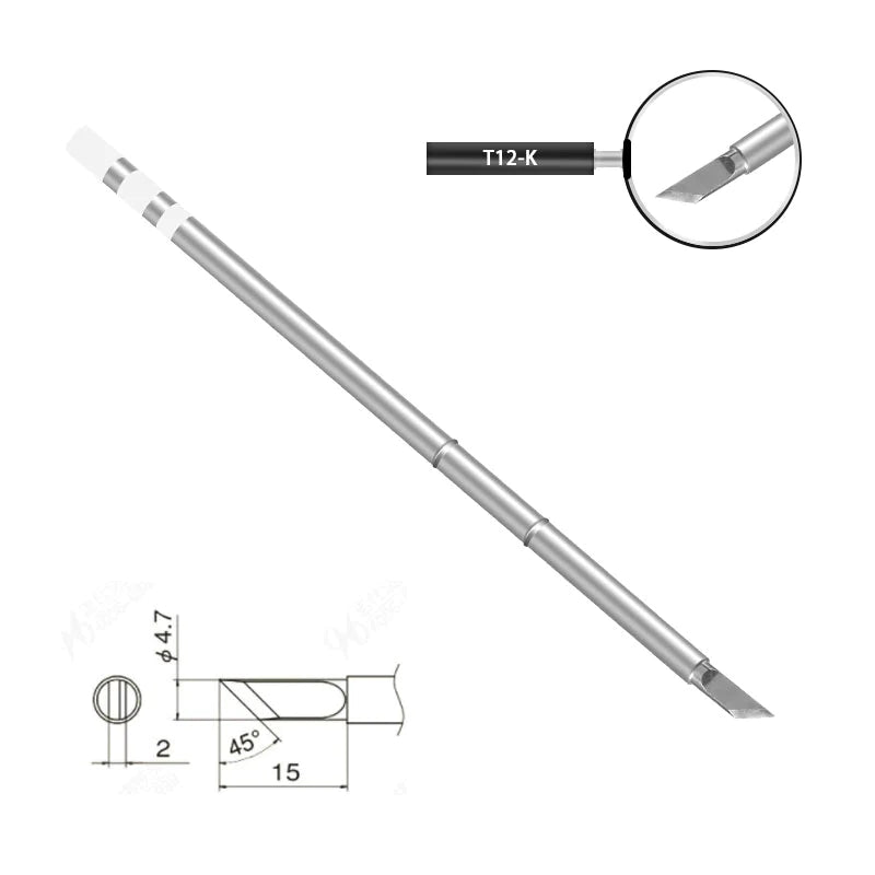 Load image into Gallery viewer, SEQURE T12 Soldering Iron Tips T12-K(20) - T1200000K - Sequre - ALTWAYLAB
