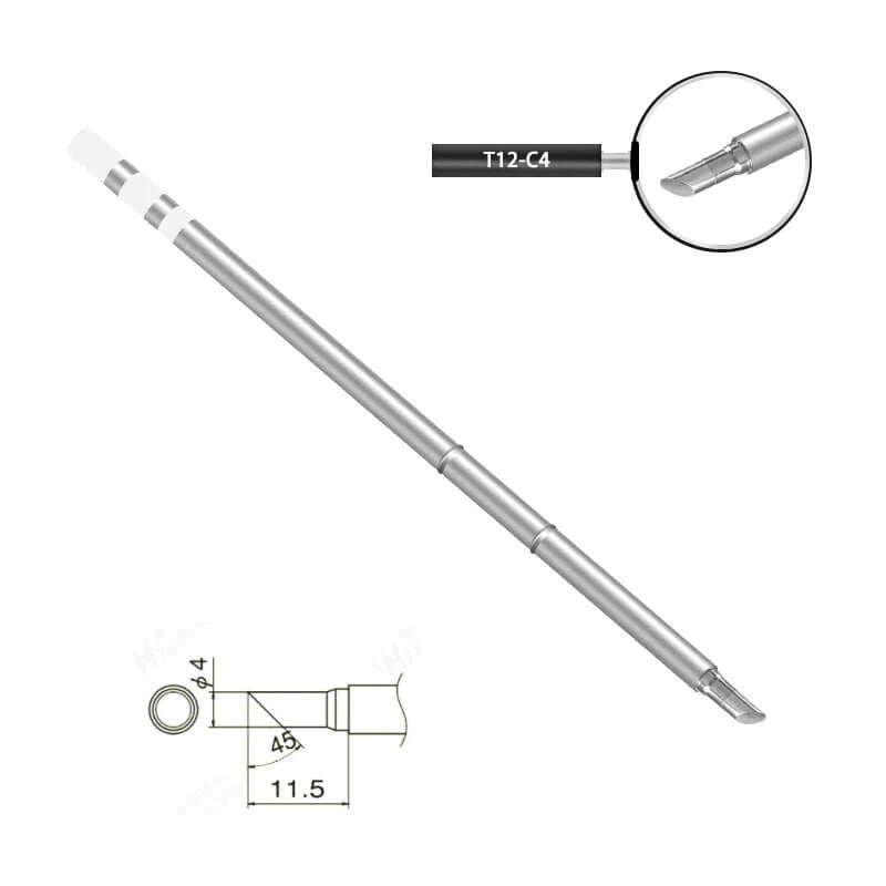 Load image into Gallery viewer, SEQURE T12 Soldering Iron Tips T12-C4(16) - T120000C4 - Sequre - ALTWAYLAB
