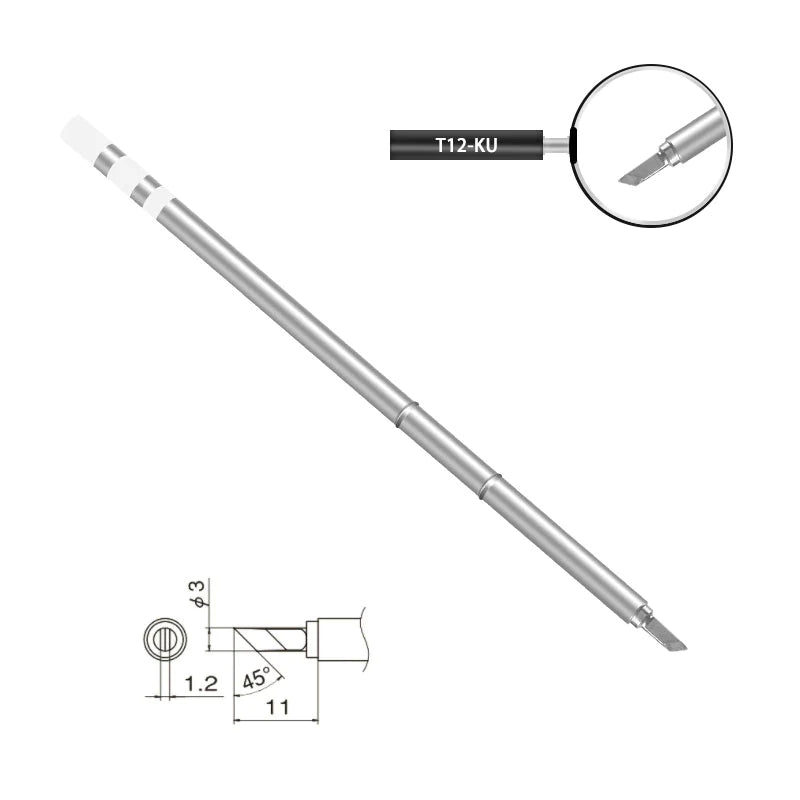 Load image into Gallery viewer, SEQURE T12 Soldering Iron Tips T12-KU(21) - T120000KU - Sequre - ALTWAYLAB
