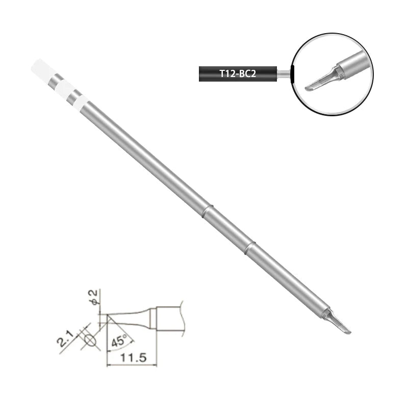 Load image into Gallery viewer, SEQURE T12 Soldering Iron Tips T12-BC2(15) - T12000BC2 - Sequre - ALTWAYLAB
