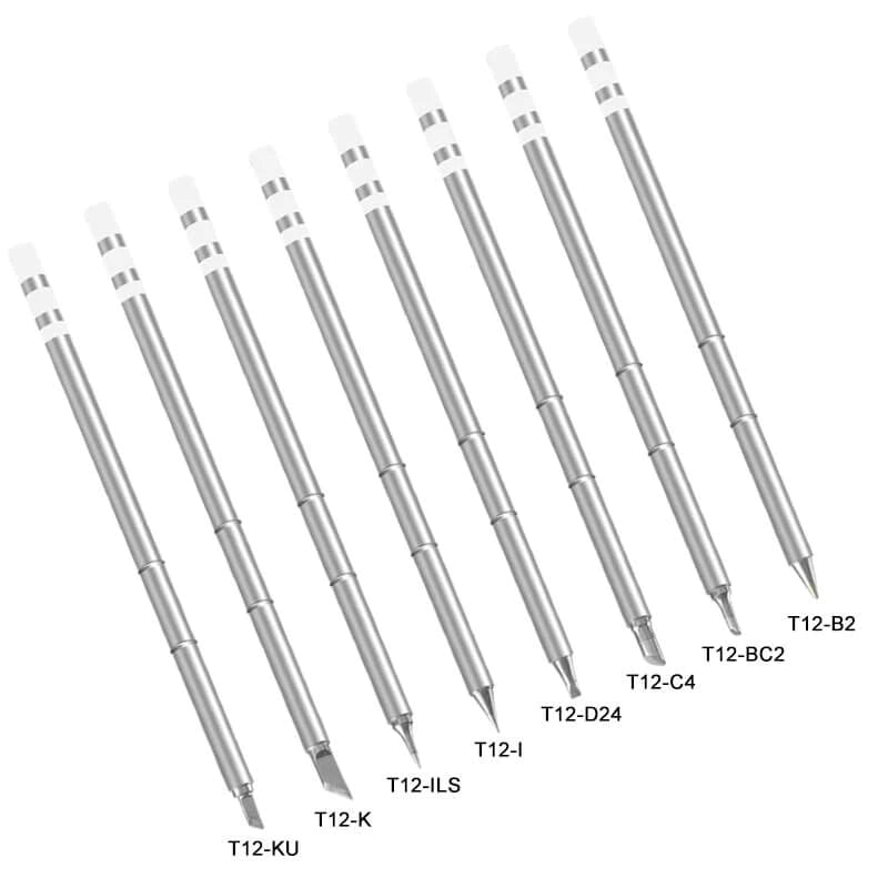 SEQURE T12 Soldering Iron Tips – Fast Heat, Durable Steel – AMPANOVA