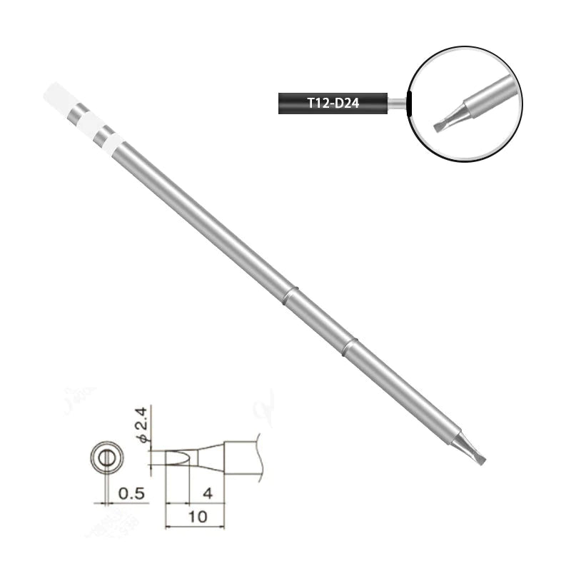 Load image into Gallery viewer, SEQURE T12 Soldering Iron Tips T12-D24(17) - T12000D24 - Sequre - ALTWAYLAB
