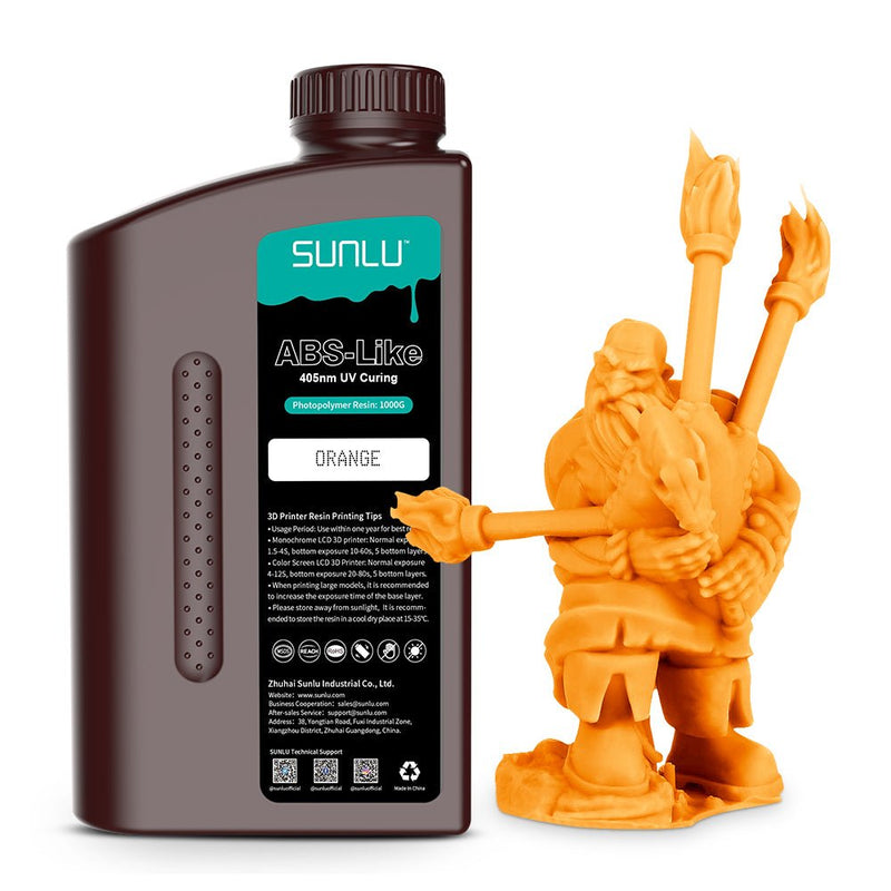 Load image into Gallery viewer, SUNLU ABS-Like 3D Printer Rapid Resin Orange(7) - SUNABSLRO1 - SUNLU - ALTWAYLAB
