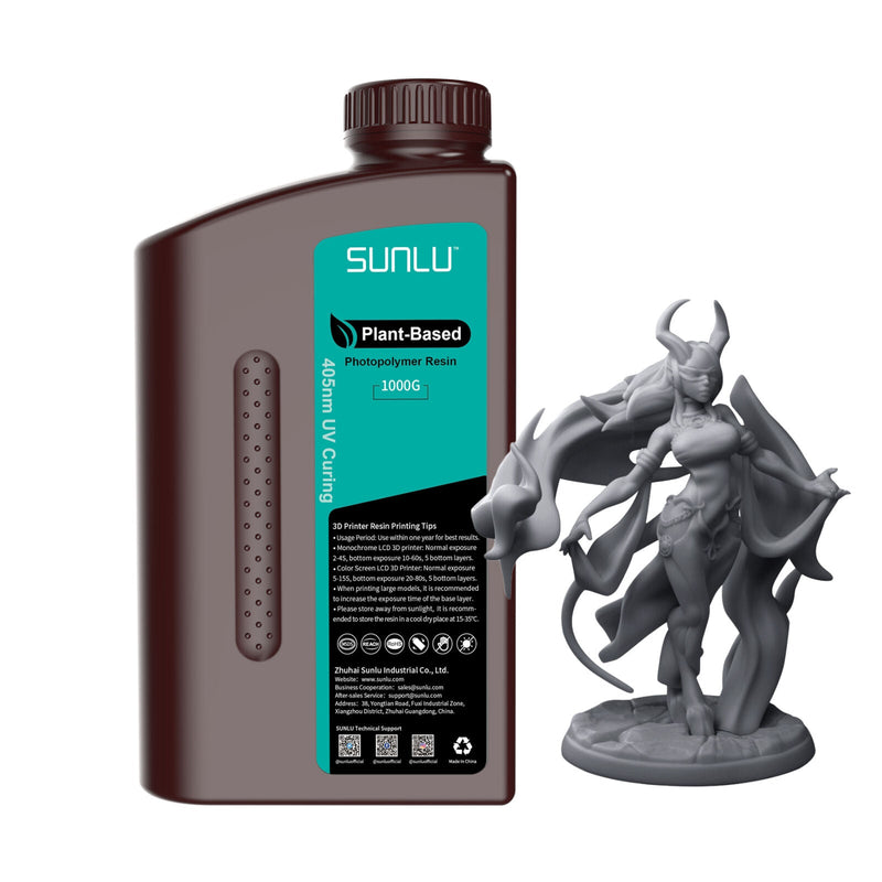 Load image into Gallery viewer, SUNLU Plant-Based 3D Resin Dark Grey(2) - SUNPBSRDH1 - SUNLU - ALTWAYLAB
