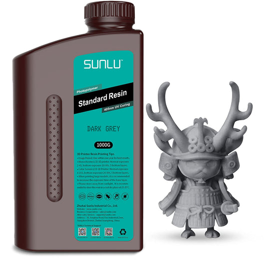 SUNLU Standard 3D Resin Dark Grey(12) - SUNSTRDH1 - SUNLU - ALTWAYLAB