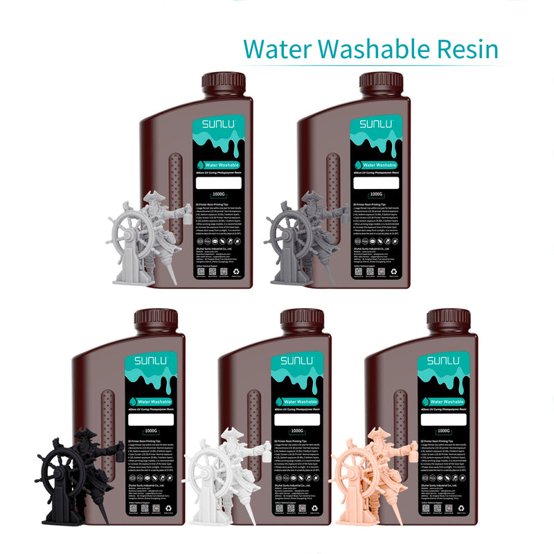 Load image into Gallery viewer, SUNLU Water Washable LCD UV-Curing Resin Black(1) - SUNWWRB1 - SUNLU - ALTWAYLAB
