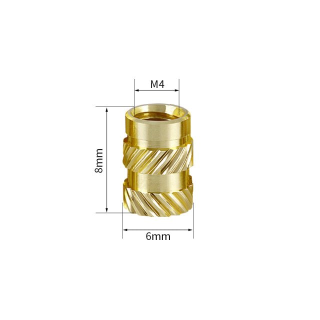 Load image into Gallery viewer, Kingroon Threaded Inserts for Plastic M4*8*6mm(5) - B01733-M4 - Kingroon - ALTWAYLAB
