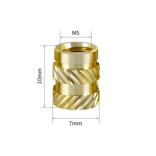 Load image into Gallery viewer, Kingroon Threaded Inserts for Plastic M5*10*7mm(6) - B01733-M5 - Kingroon - ALTWAYLAB
