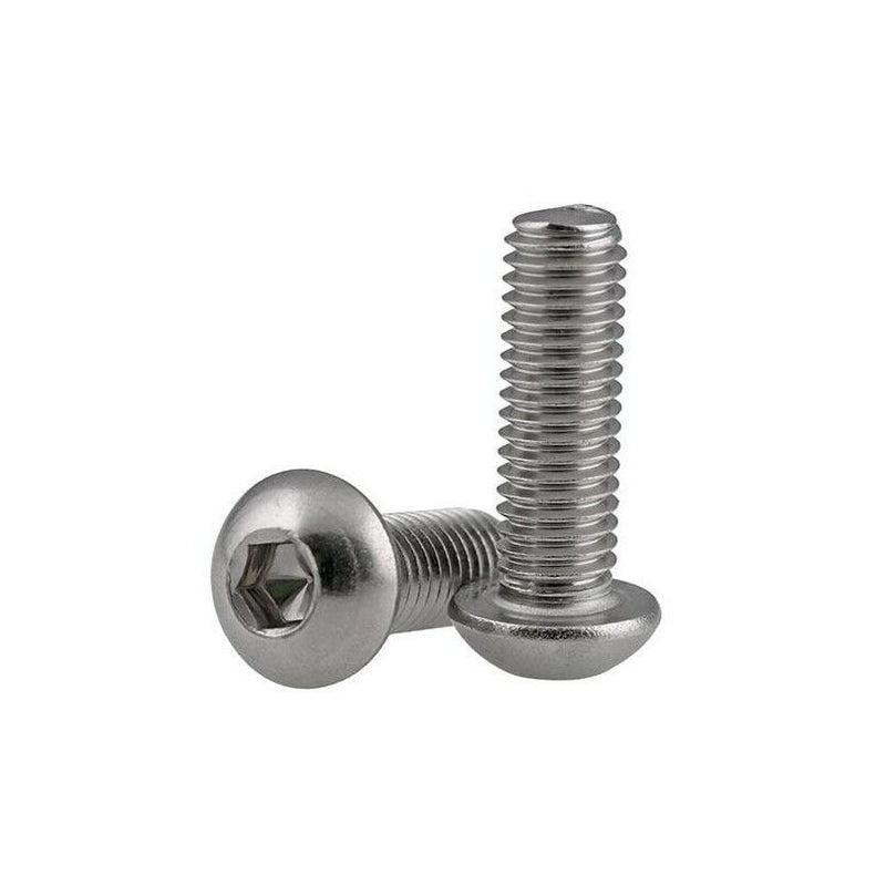 Load image into Gallery viewer, Titanium Alloy Half Round (Button) Head Hexagon Socket Screw Bolts M3(4) - LR-RH-TI-M3x4 - ProRock - ALTWAYLAB
