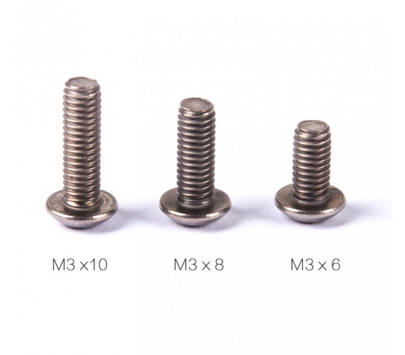 Load image into Gallery viewer, Titanium Alloy Half Round (Button) Head Hexagon Socket Screw Bolts M3(3) - LR-RH-TI-M3x4 - ProRock - ALTWAYLAB
