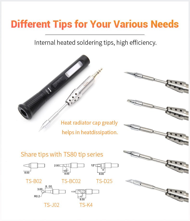 Load image into Gallery viewer, TS80P (main) Soldering Iron (15) - MNWTS80PMN-SI - Miniware - ALTWAYLAB
